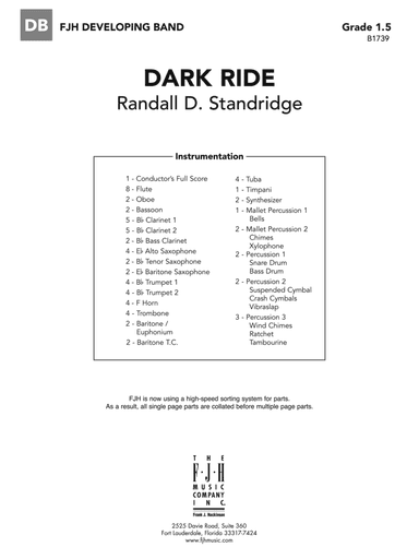 Dark Ride: Score
