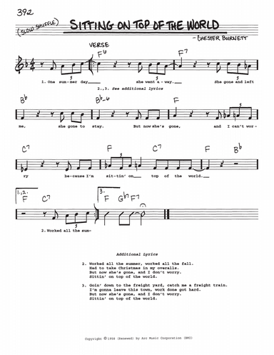 Sitting On Top Of The World