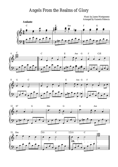 Angels From the Realms of Glory