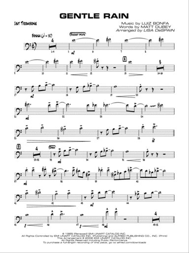 Gentle Rain: 1st Trombone