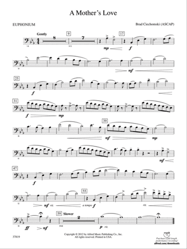 A Mother's Love: Baritone B.C.