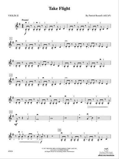 Take Flight: 2nd Violin