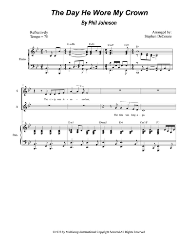 The Day He Wore My Crown