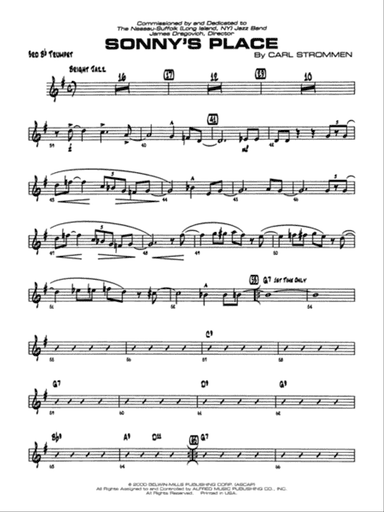 Sonny's Place: 3rd B-flat Trumpet