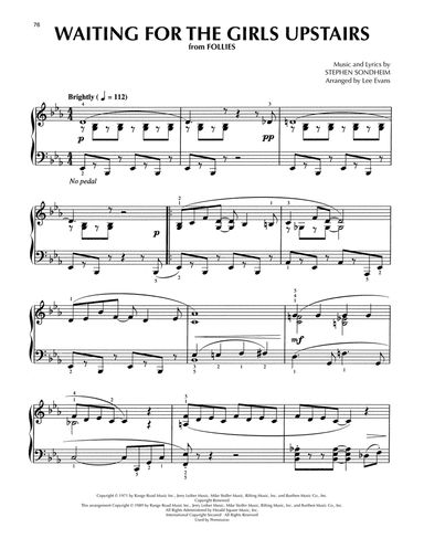 Waiting For The Girls Upstairs (from Follies) (arr. Lee Evans)