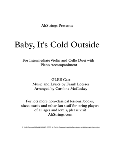 Baby, It's Cold Outside