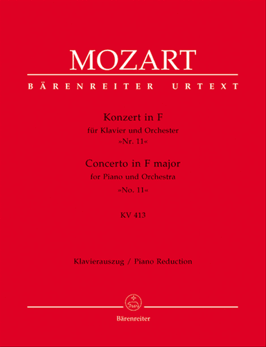 Concerto for Piano and Orchestra No. 11 F major KV 413(387a)