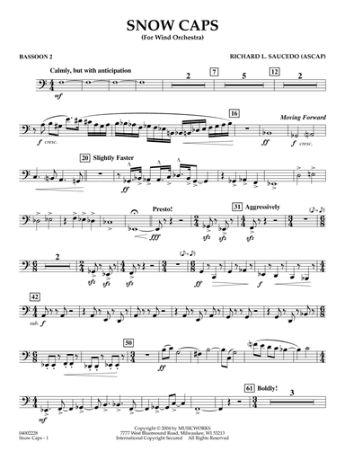 Snow Caps - Bassoon 2
