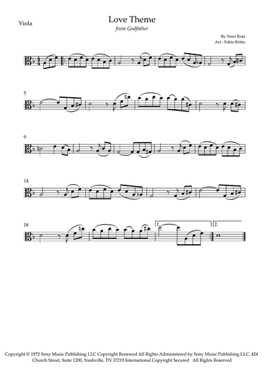 The Godfather (love Theme)