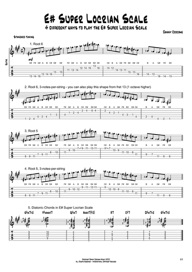 E# Super Locrian Scale (4 Ways to Play)