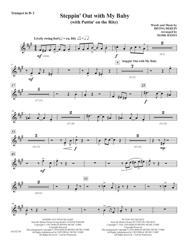 Steppin' Out With My Baby (with "Puttin' On The Ritz") - Bb Trumpet 2