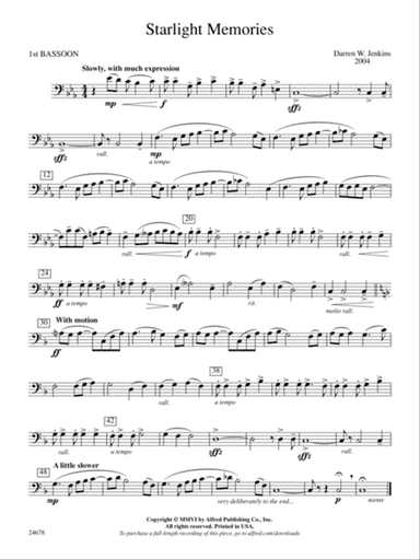 Starlight Memories: Bassoon
