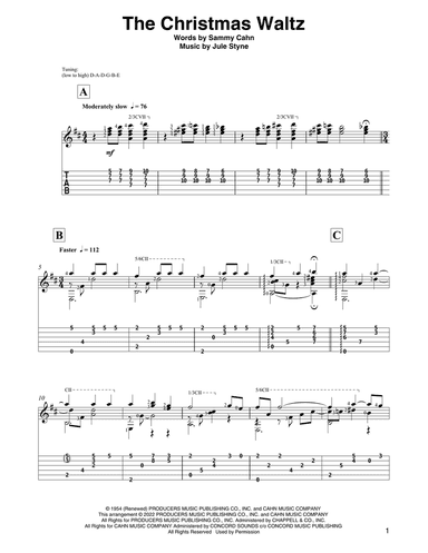 The Christmas Waltz (arr. David Jaggs)