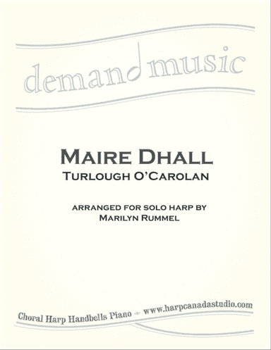 Maire Dhall ( Blind Mary ) for Solo harp - lever or pedal