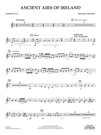 Ancient Airs of Ireland - Baritone T.C.