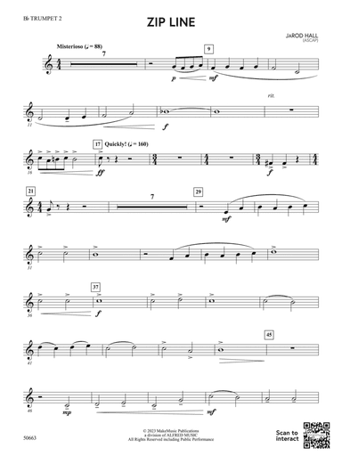 Zip Line: 2nd B-flat Trumpet