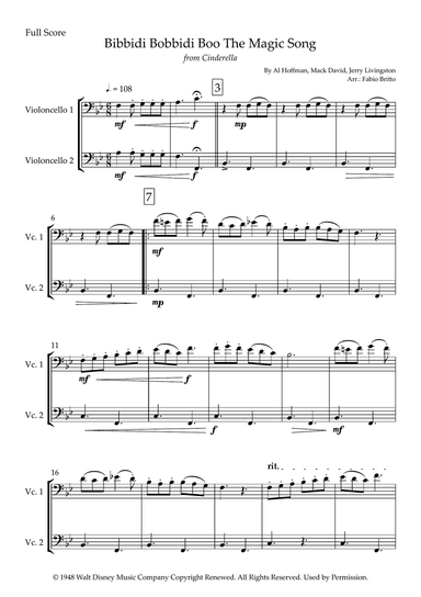 Bibbidi-bobbidi-boo (the Magic Song)