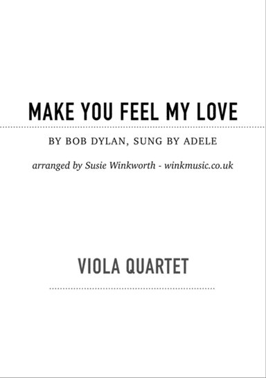 Make You Feel My Love