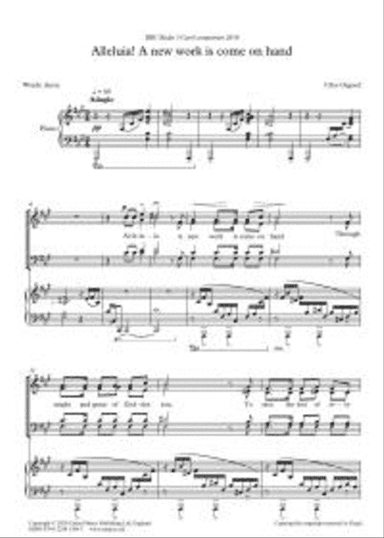 Alleluia! A new work is come on hand