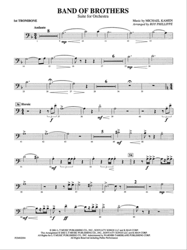 Band of Brothers: 1st Trombone