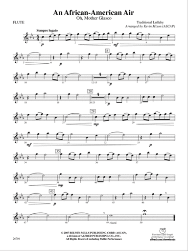 An African-American Air: Flute