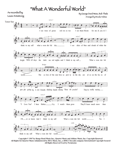 What A Wonderful World