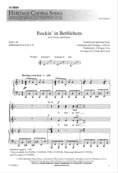 Rockin' in Bethlehem