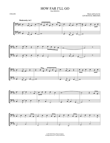 How Far I'll Go (from Moana) (arr. Mark Phillips)