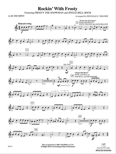 Rockin' with Frosty: 1st B-flat Trumpet