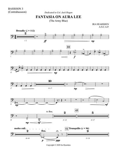 Fantasia on Aura Lee: Contra Bassoon