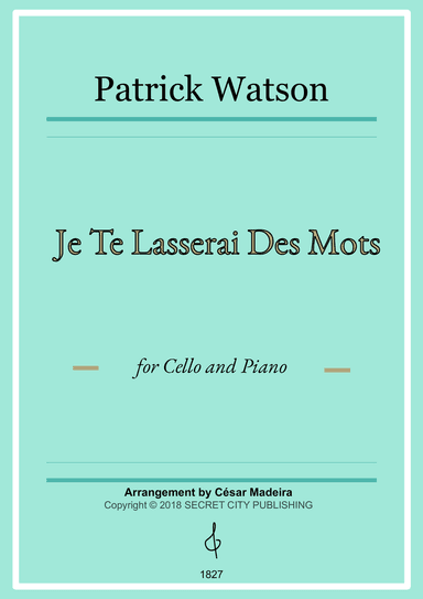 Je Te Laisserai Des Mots