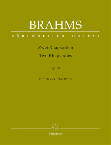 Two Rhapsodies for Piano, op. 79