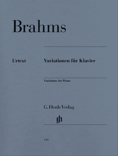 Brahms - Variations For Piano Complete