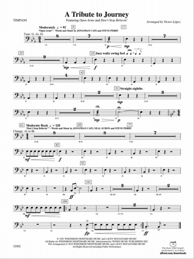 A Tribute to Journey: Timpani
