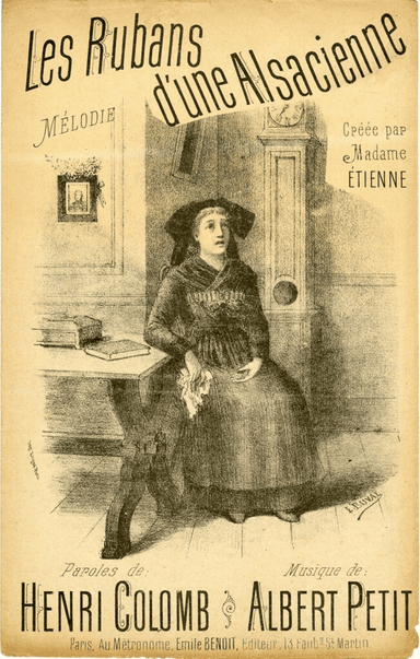 Les Rubans d'une Alsacienne Chant Seul