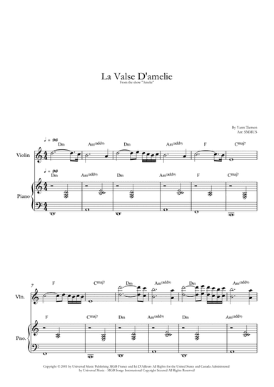 La Valse D'amelie