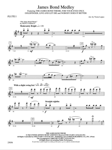 James Bond Medley: Flute