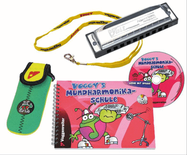 Voggy's Mundharmonika-Set (German Edition)