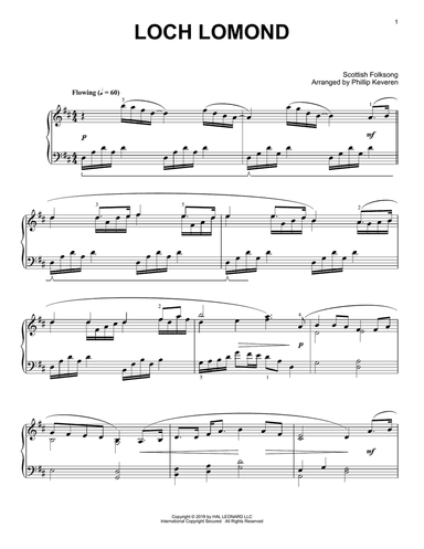 Loch Lomond (arr. Phillip Keveren)