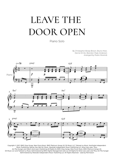Leave The Door Open