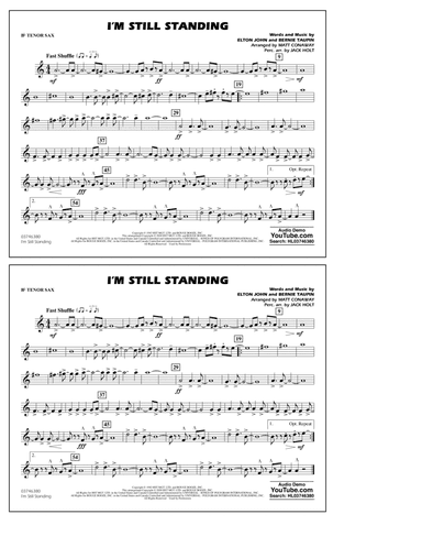 I'm Still Standing (arr. Matt Conaway and Jack Holt) - Bb Tenor Sax