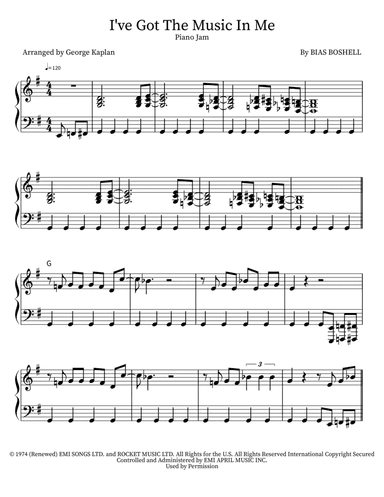 I've Got The Music In Me