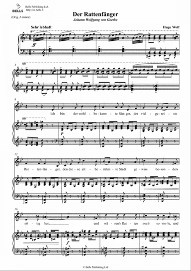 Der Rattenfanger (G minor)