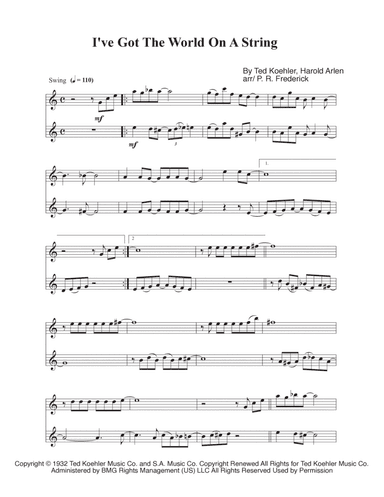 I've Got The World On A String