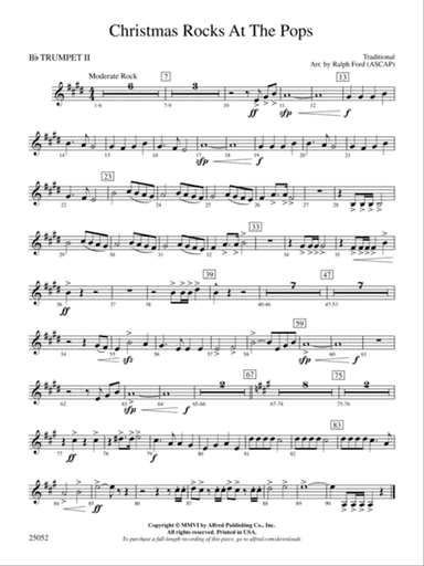 Christmas Rocks at the Pops: 2nd B-flat Trumpet