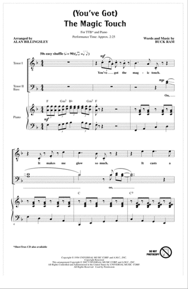 (You've Got) The Magic Touch (arr. Alan Billingsley)