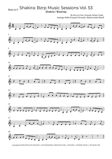 Shakira: Bzrp Music Sessions Vol. 53