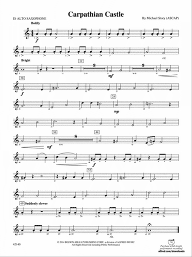 Carpathian Castle: E-flat Alto Saxophone