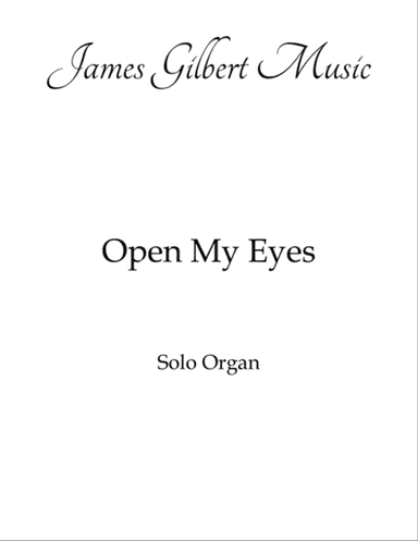 Open My Eyes