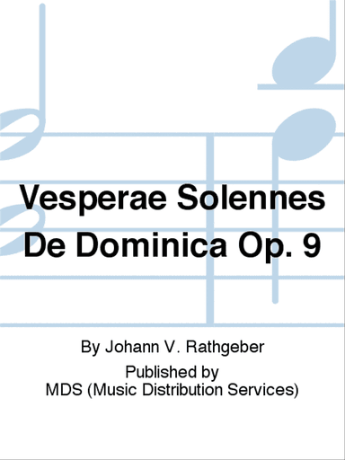 Vesperae solennes de Dominica op. 9